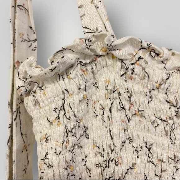 House of Harlow 1960 linen-blend midi dress Sz M - Picture 5 of 12